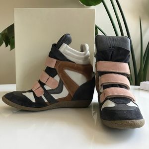 Lemaré Wedge High Top Sneakers